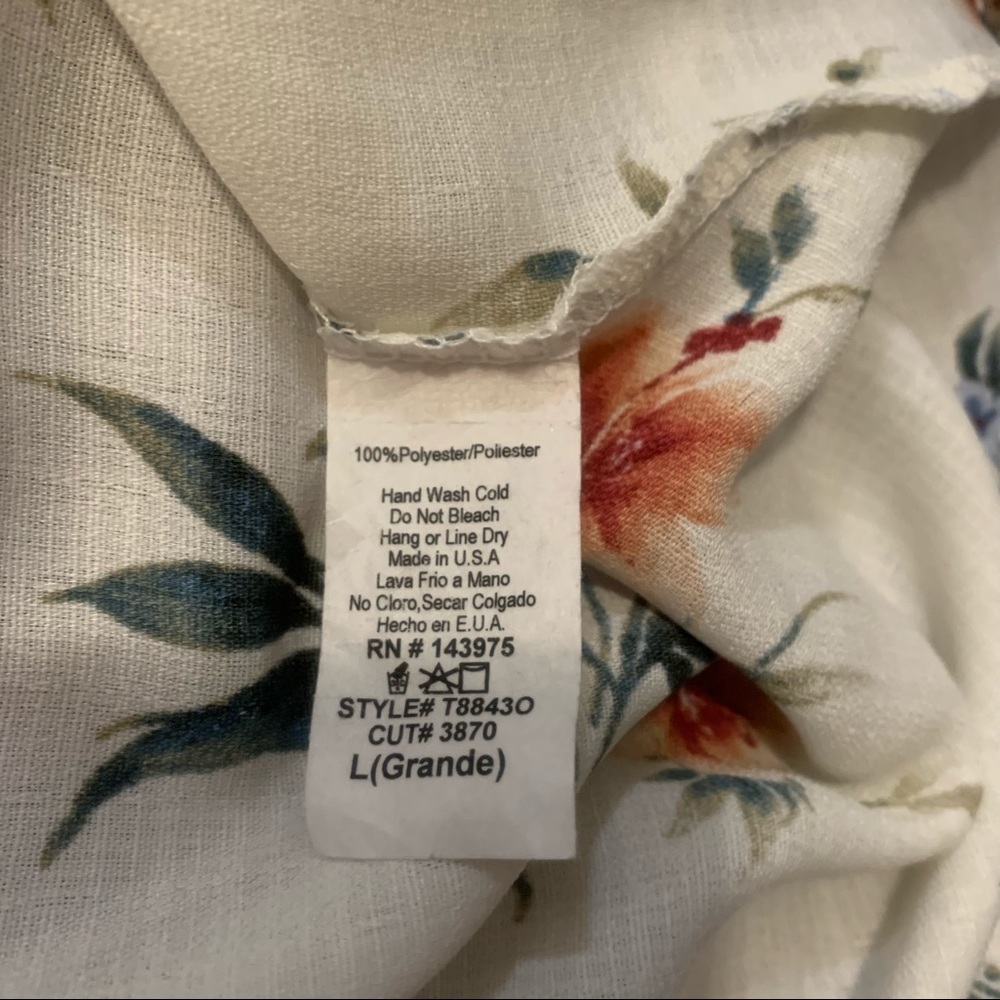 White Floral Kimono - Picture 6 of 6